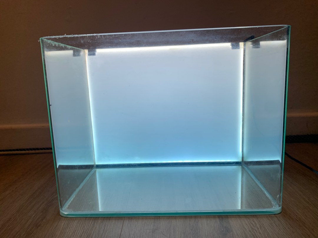 Ecological Fish Tank Modern Minimalist Aquarium Floor Glass Living