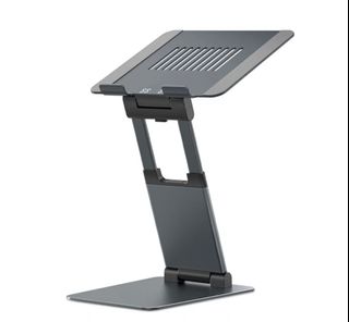 In Stock Premium Stylish Notebook Computer Stand Desktop Elevator Adjustable Standing Working Office Folding Suspended Laptop Aluminum Alloy Mac book air Mac book pro notebook pc Book Holder Computer Rack64193273524610110