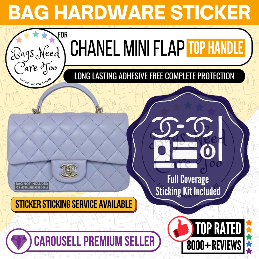 𝐁𝐍𝐂𝐓👜]💛 Chanel Wallet On Chain WOC Hardware Protective Sticker, Full  Coverage Bespoke Fitting Seal/Film