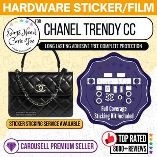 Hardware Protector Sticker for Medium Classic Flap 