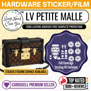 𝐁𝐍𝐂𝐓👜]💛 Chanel Leboy Wallet/WOC Bag Hardware Protective Sticker Film  – BAGNEEDCARETOO