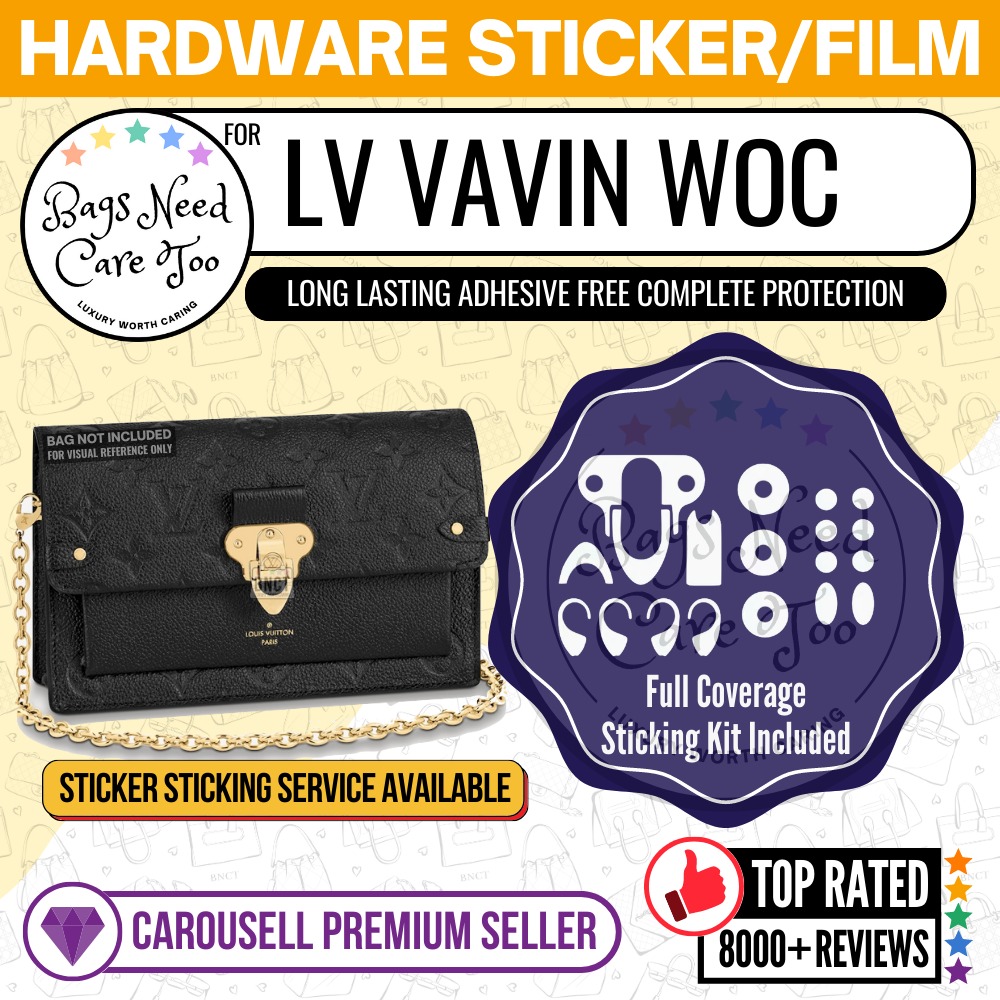 𝐁𝐍𝐂𝐓👜]💛 LV Vavin WOC Bag Hardware Protective Sticker Film –  BAGNEEDCARETOO