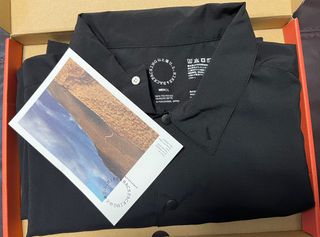 山と道2022Yamatomichi Bamboo shirt L /Dark Olive, 男裝, 上身及套裝 