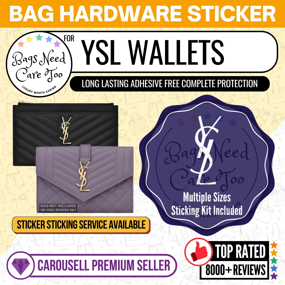 Step 1: Fake vs real YSL Kate bag interior label