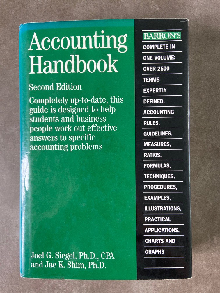 Accounting Handbook, 興趣及遊戲, 書本 & 文具, 書本及雜誌 補充練習 Carousell