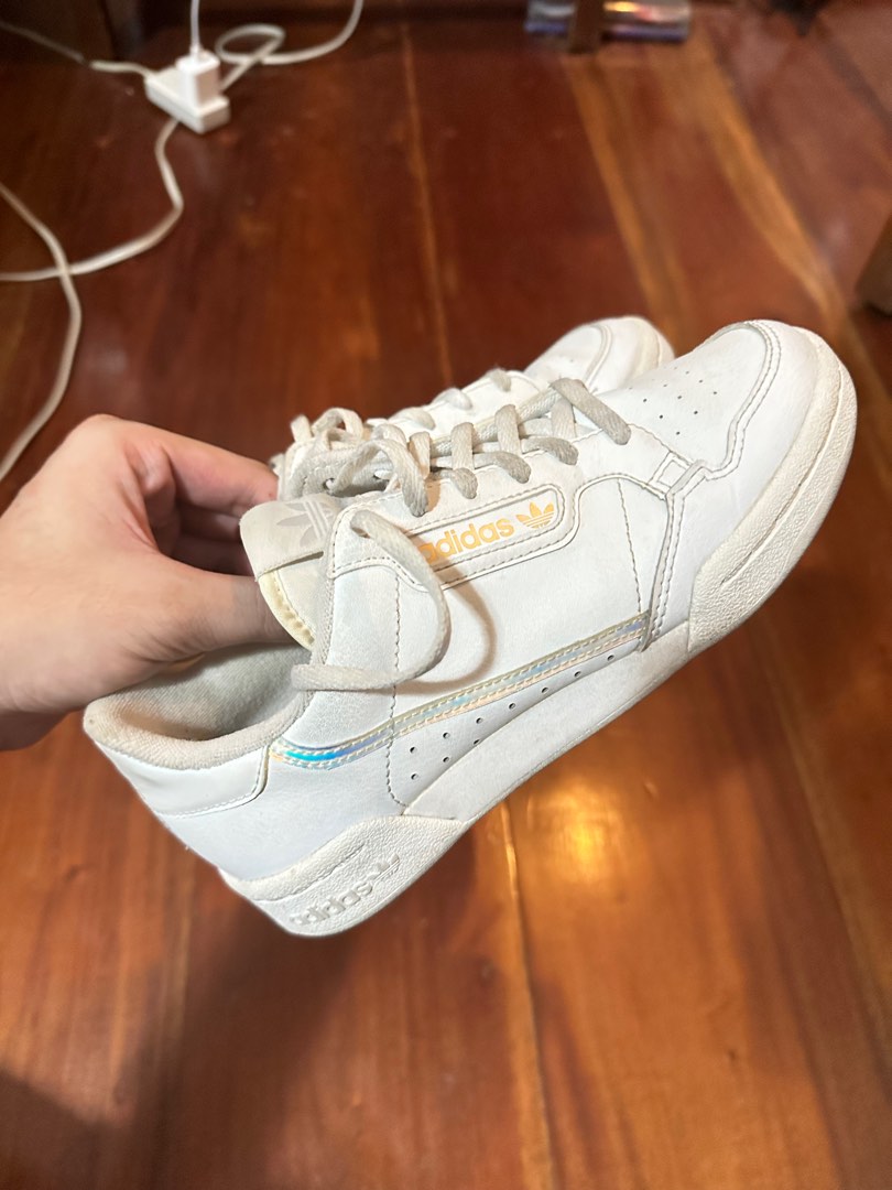 Adidas continental 80 online off white blue