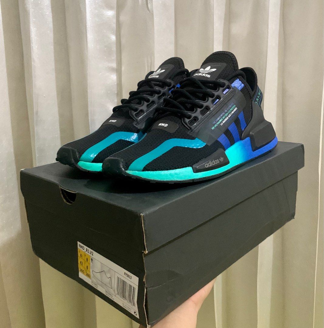 Adidas nmd r1 v2 aqua shop