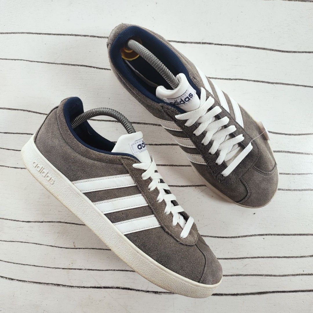 Adidas vl neo court suede hotsell trainers mens