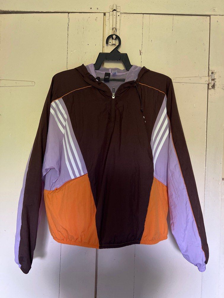 Adidas windbreaker womens vintage top