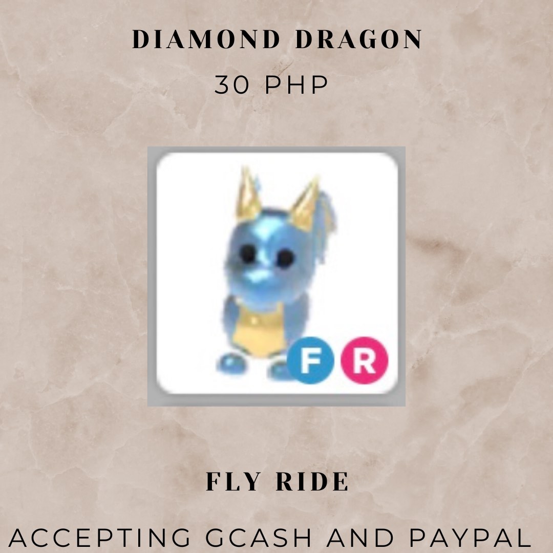 Adopt Me Pets Diamond Dragon on Carousell