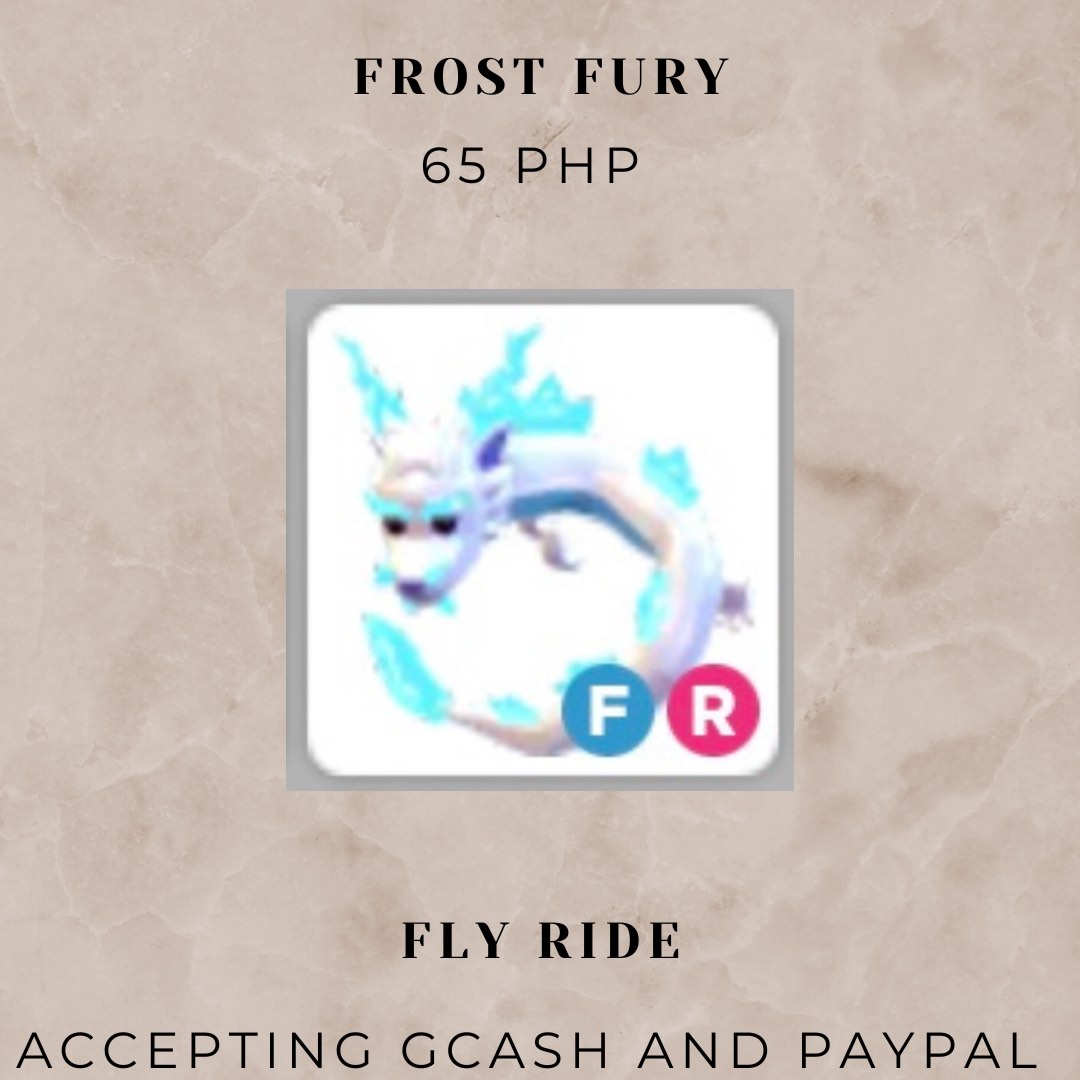 Adopt Me Pets Frost Fury on Carousell