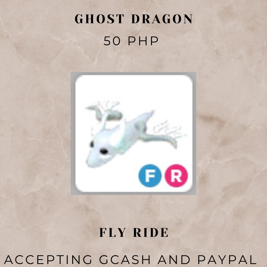 Adopt Me Pets Ghost Dragon on Carousell