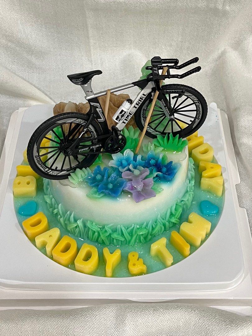 bicycle themed cake for golden jubilee crlebration....!!! Baked with love♥️  • • • • • #cakesofhimmatnagar #cakedecora... | Instagram