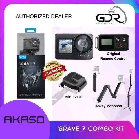 Akaso Brave 7 V2 Action Camera, Photography, Cameras on Carousell