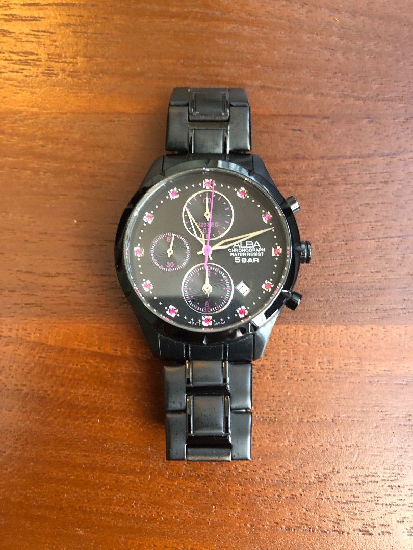 Alba YM92 X265 Chronograph Water Resistant 5 Bar Unisex Stainless