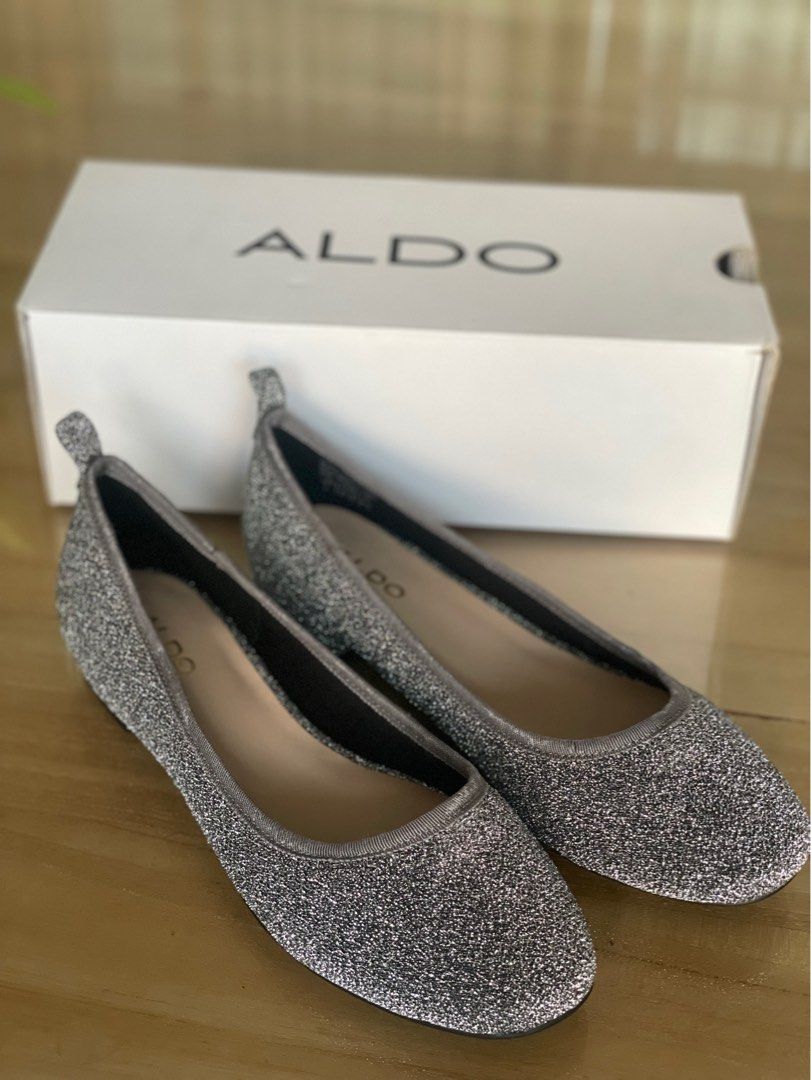 Aldo silver on sale flats