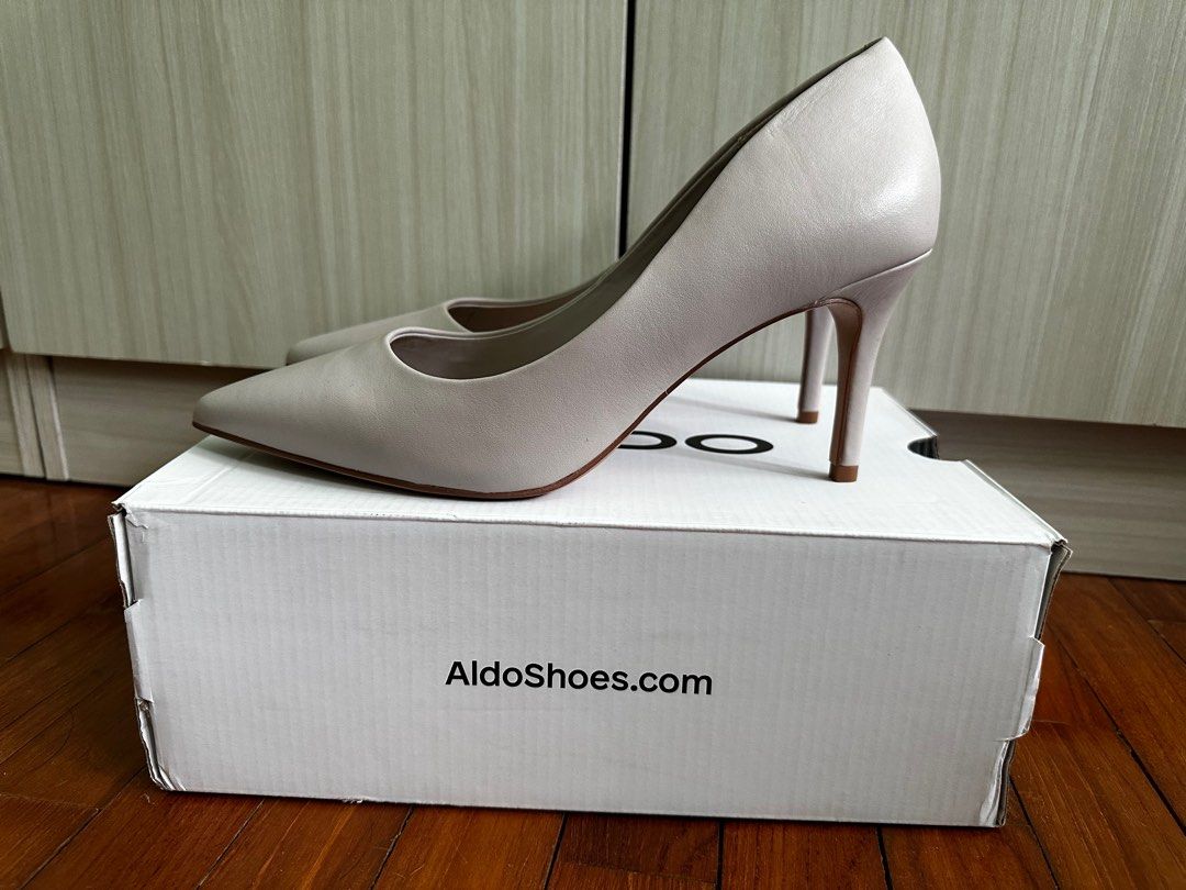 Aldo grey heels sale