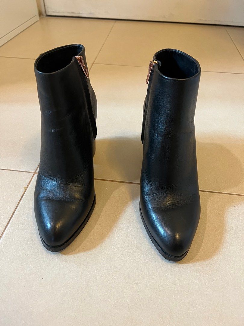 Alexander Wang Gabi Rosegold 80mm heel boots size 36.5