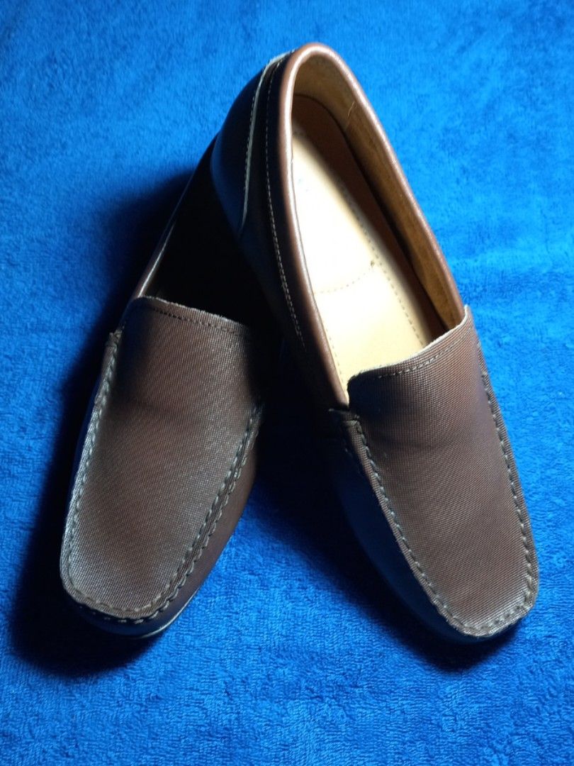 ALFANI Men s Dress Shoes Loafer Size 9M Genuine Leather LIKE NEW
