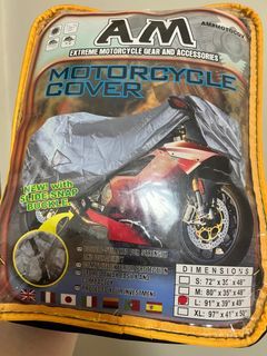 AM Motorcycle Cover heavy duty wet and dry