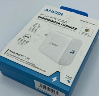 Anker High Powered Chromebook Charger PowerPort III 65W USB C (Item Code 569)