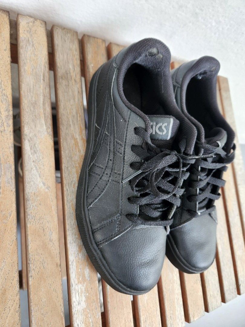 asics black sneakers womens