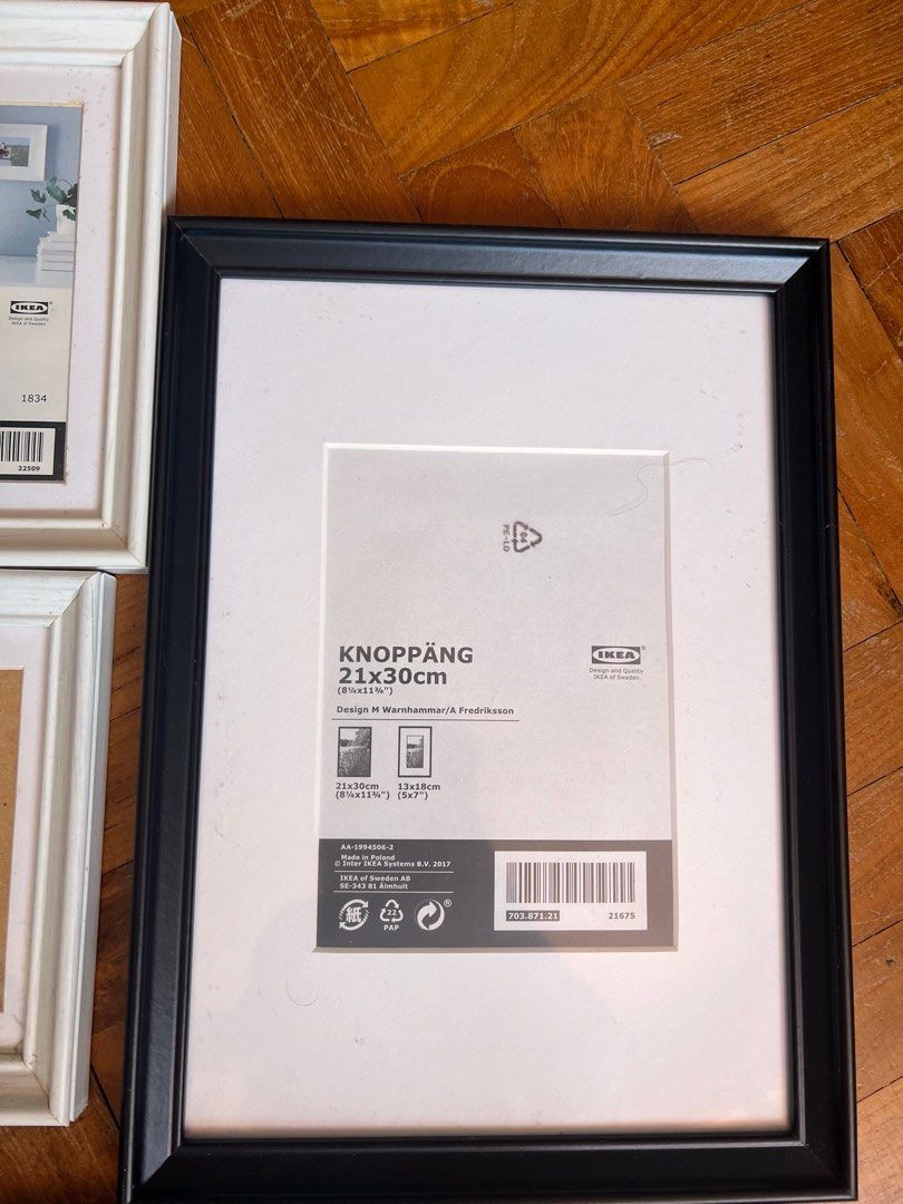 Assorted IKEA Knoppang photo frame, Furniture & Home Living, Home Decor