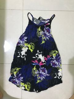 atasan top tops tshirt shirt tanktop tank tanktops blue floral flower dalaman isian dorothy perkins formal casual sexy pesta kondangan party office