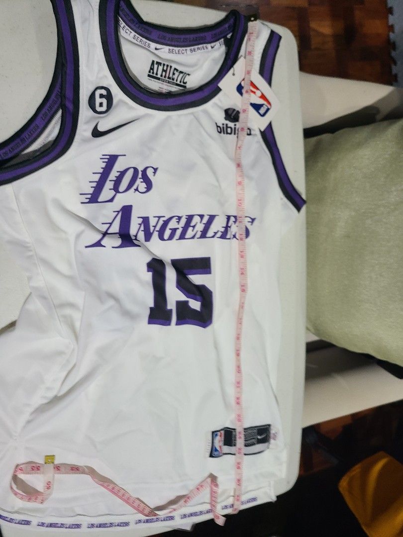 Austin Reaves Lakers City Edition Quality Custom Jersey White