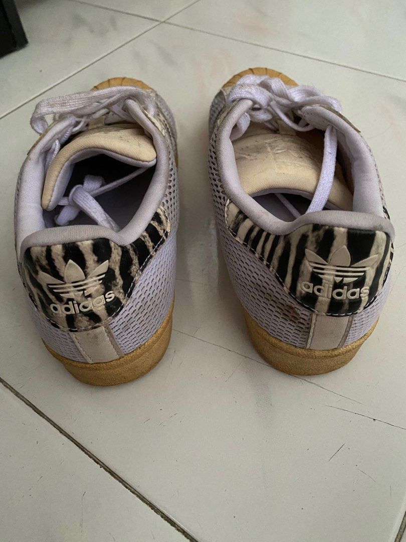 Authentic Adidas leopard camo print sneakers shoes walking shoes
