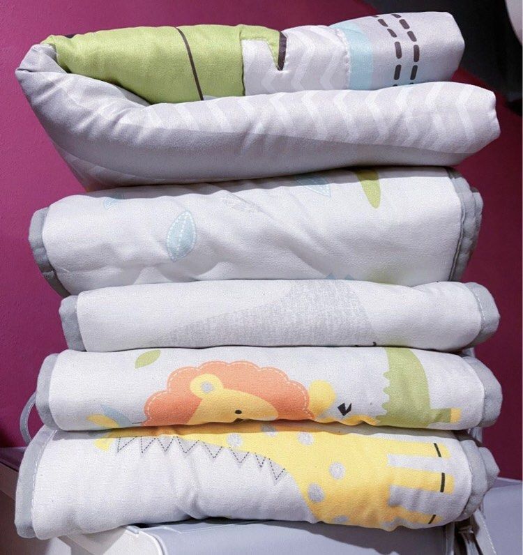 Baby cot bumper and blanket, Babies & Kids, Baby Nursery & Kids