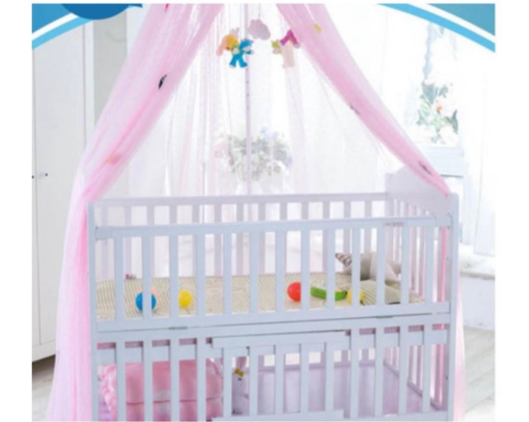 Baby cot mosquito net, Babies & Kids, Baby Nursery & Kids Furniture, Cots & Cribs on Carousell