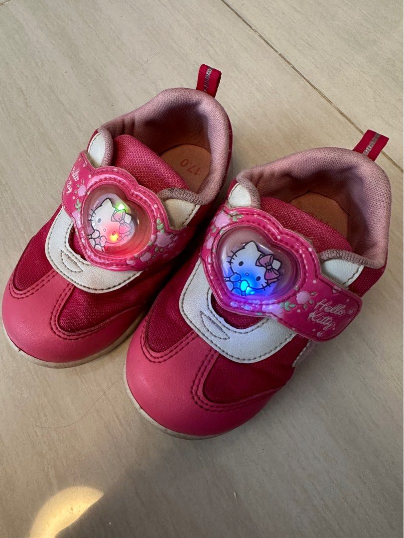 Hello Kitty Baby Girl Shoes with Lights