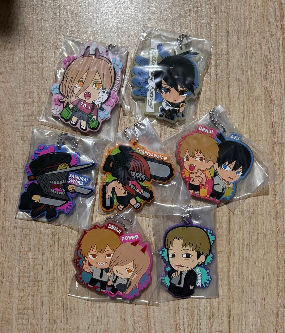 BANDAI Chainsaw Man: Deformed Rubber Keychain (Category: Character Goods) located in Malabon City. Submitted by xinshunn (Listing ID 1246006745, Image 1). Description: BANDAI Chainsaw Man: Deformed Rubber Keychain Php 250 Each MOP: GCash MOD: Lalamove/Grab at buyer's expense Loc: Malabon Send a message for more info or pics, thanks!.