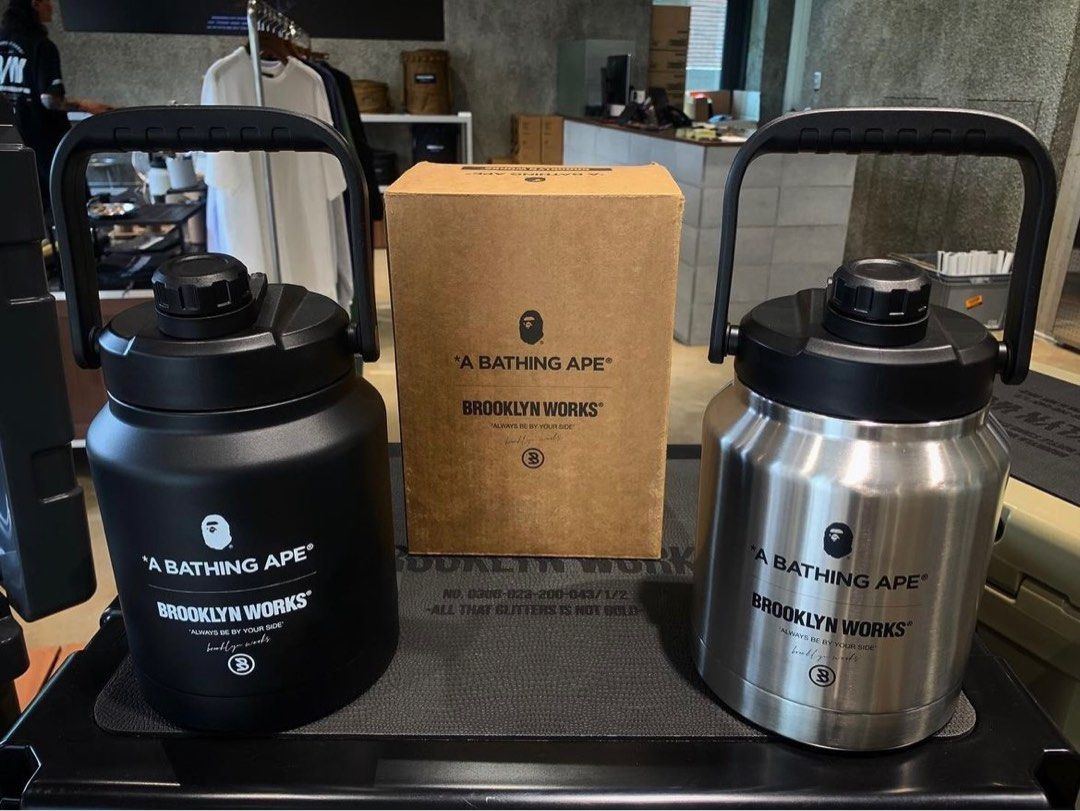 BAPE X BROOKLYN WORKS WATER JUG 2.5L, Sports Equipment BAPE X BROOKLYN WORKS WATER JUG 2.5L, Sports Equipment