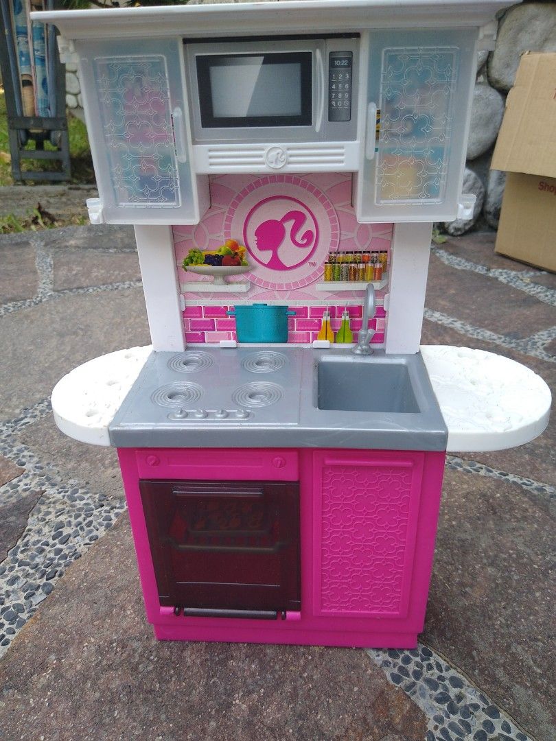 Barbie deluxe kitchen set on sale