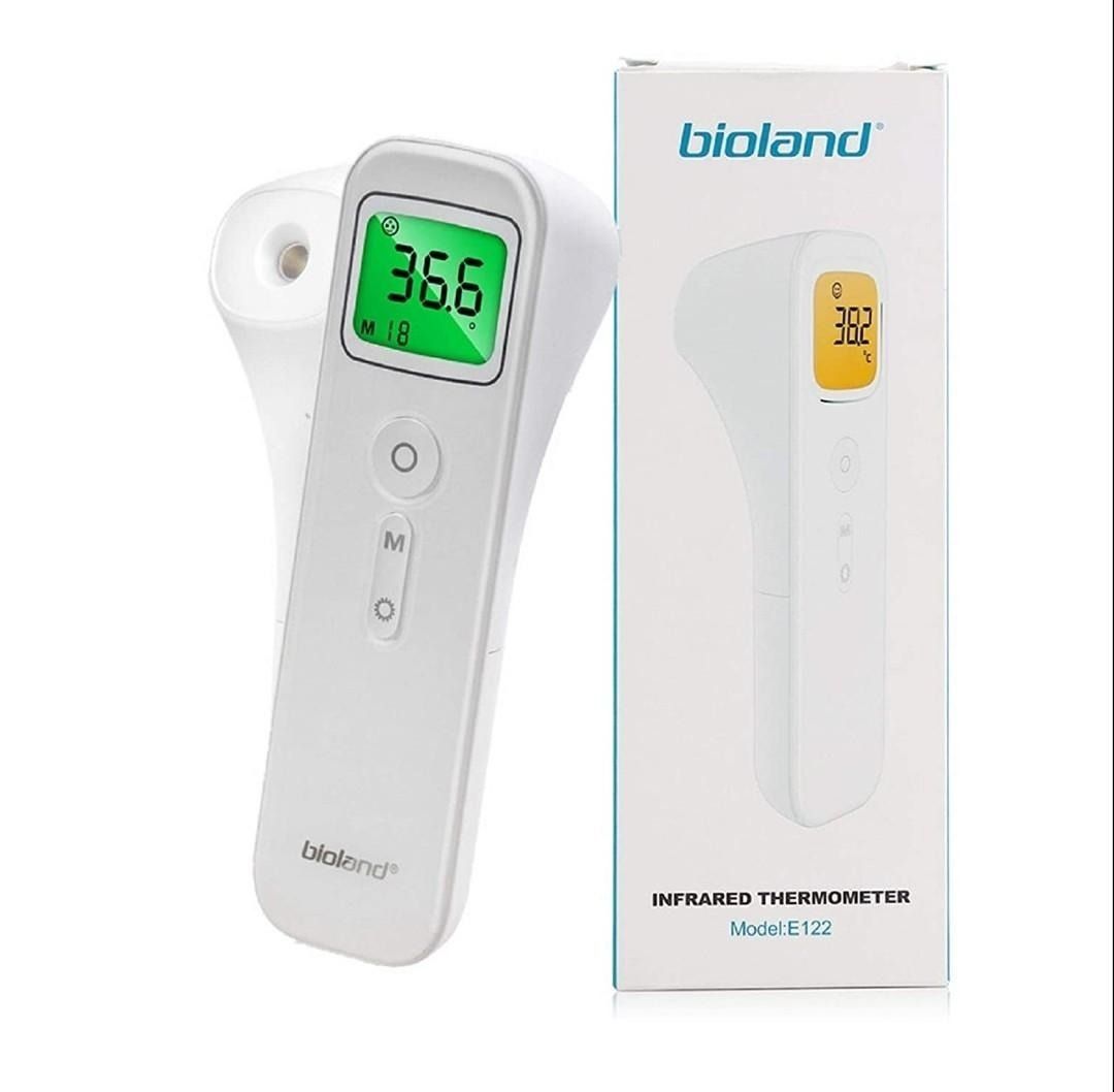 Bioland Infrared Thermometer, NonContact Forehead Digital LCD and Surface of Object, Health