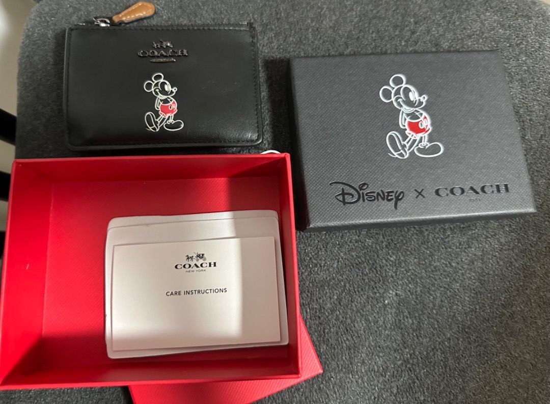BNIB Limited Edition Authentic Coach x Disney Mickey Mouse Black