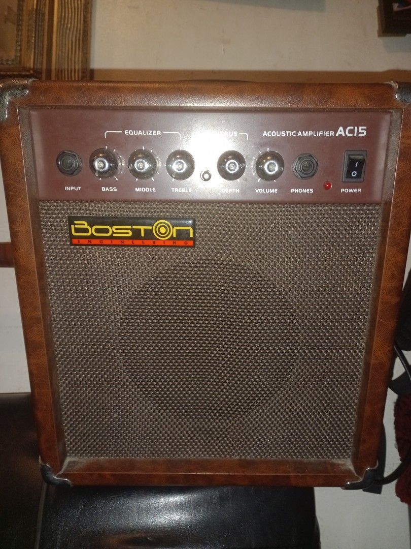 Boston engineering (Category: Soundbars, Speakers & Amplifiers) located in Manila. Submitted by richardlee51903 (Listing ID 1246164887, Image 1). Description: Boston engineering.acoustic amplifier AC15..ok naman.