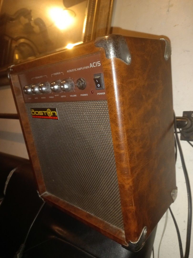 Boston engineering (Category: Soundbars, Speakers & Amplifiers) located in Manila. Submitted by richardlee51903 (Listing ID 1246164887, Image 2). Description: Boston engineering.acoustic amplifier AC15..ok naman.
