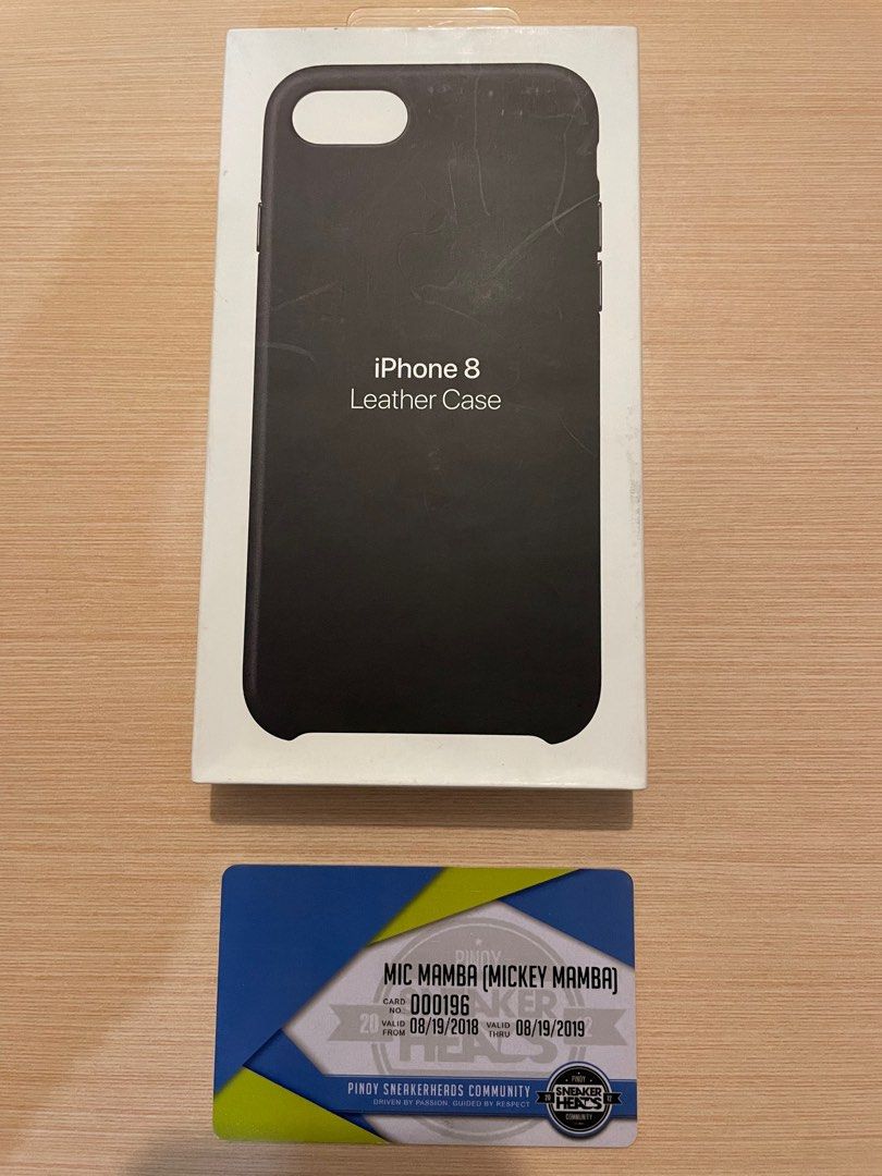 Apple iPhone 7/8/SE 2020/SE 2022 Black Leather Case (Category: Cases & Sleeves) located in Makati City. Submitted by micmamba24 (Listing ID 1246157098, Image 1). Description: FOR SALE ONLY (NO TRADES): BRAND NEW/SEALED AUTHENTIC/ORIGINAL/LEGIT BELOW SRP BOUGHT FROM POWER MAC CENTER Apple iPhone 7/8/SE 2020/SE 2022 Leather Case Black SRP: P3,490 My Price: P1,500 only RFS: Decluttering Meetups: BGC, Taguig area For delivery, buyer should shoulder a
