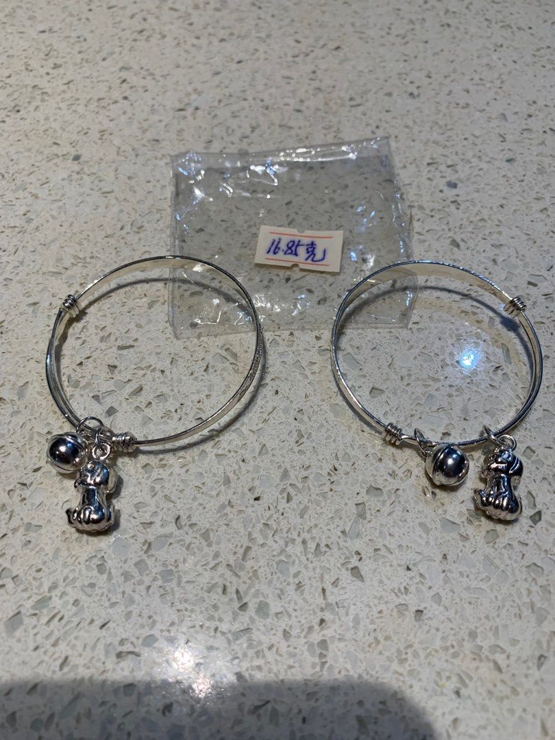 Brand new pure silver baby bangles Babies Kids Babies Kids