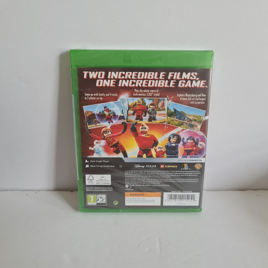 Brand New Xbox One Lego The Incredibles Game Video Gaming Video