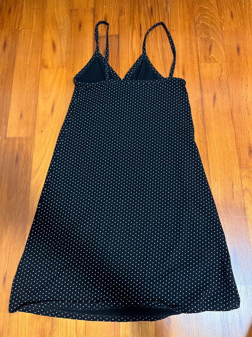 brandy melville polka dot mini dress, Women's Fashion, Dresses & Sets