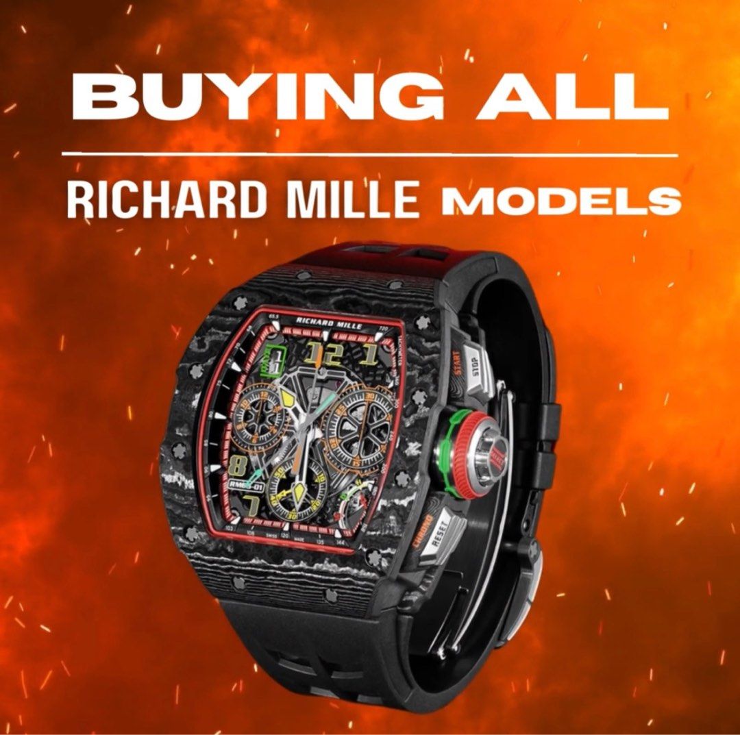 Buying all Richard Mille Watch RM11 RM7 RM07 RM37 RM65 RM55 RM35 Men Ladies Tourbillon