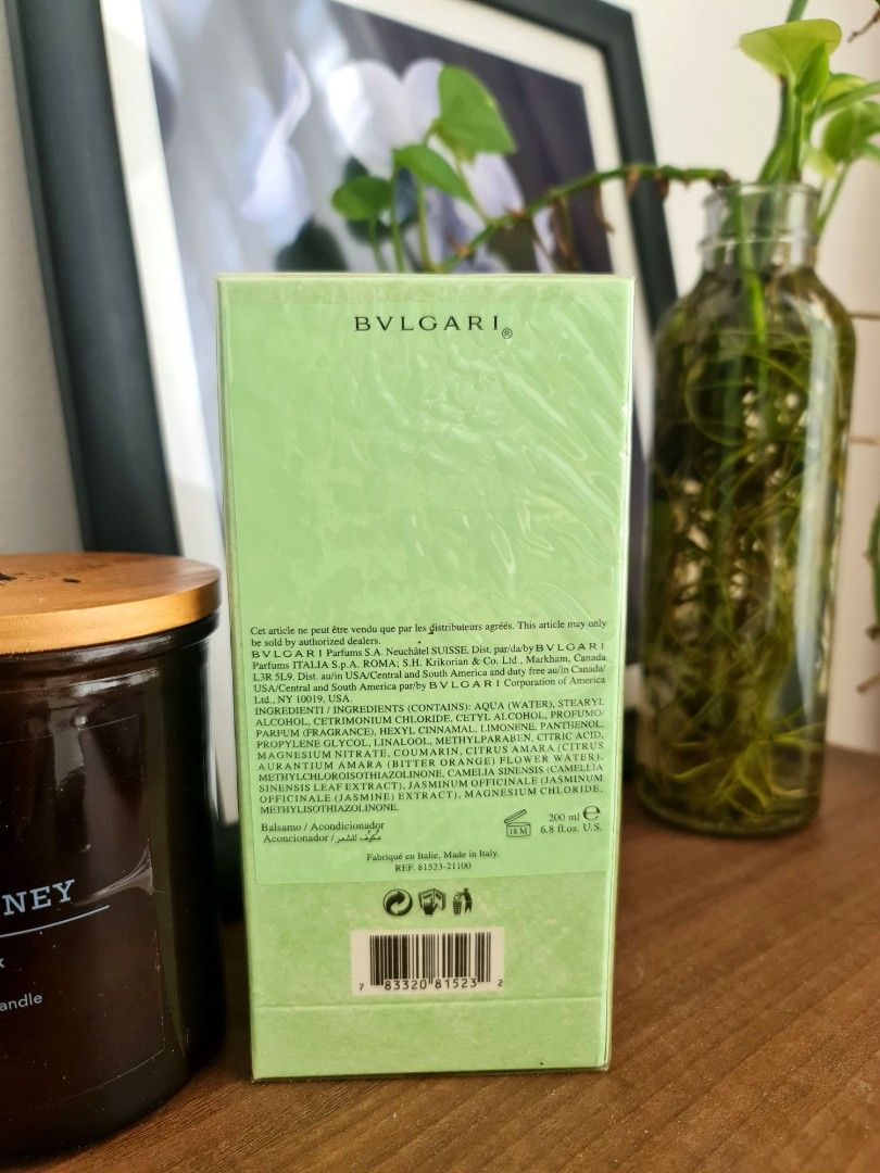 Bvlgari perfume top green tea