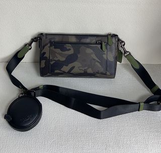 C9972 new camouflage high-grade texture two-in-one armpit bag shoulder bag side backpack women's bag