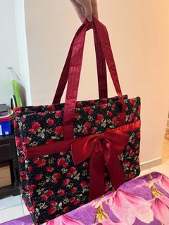 Coach Mini Rowan Bag Key Chain, New Sealed in Bag, Strawberry