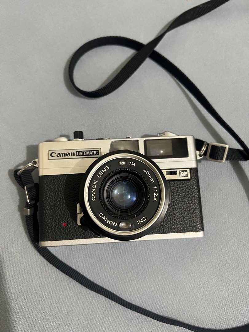 Canon Datematic 35mm film camera, Photography, Cameras on Carousell