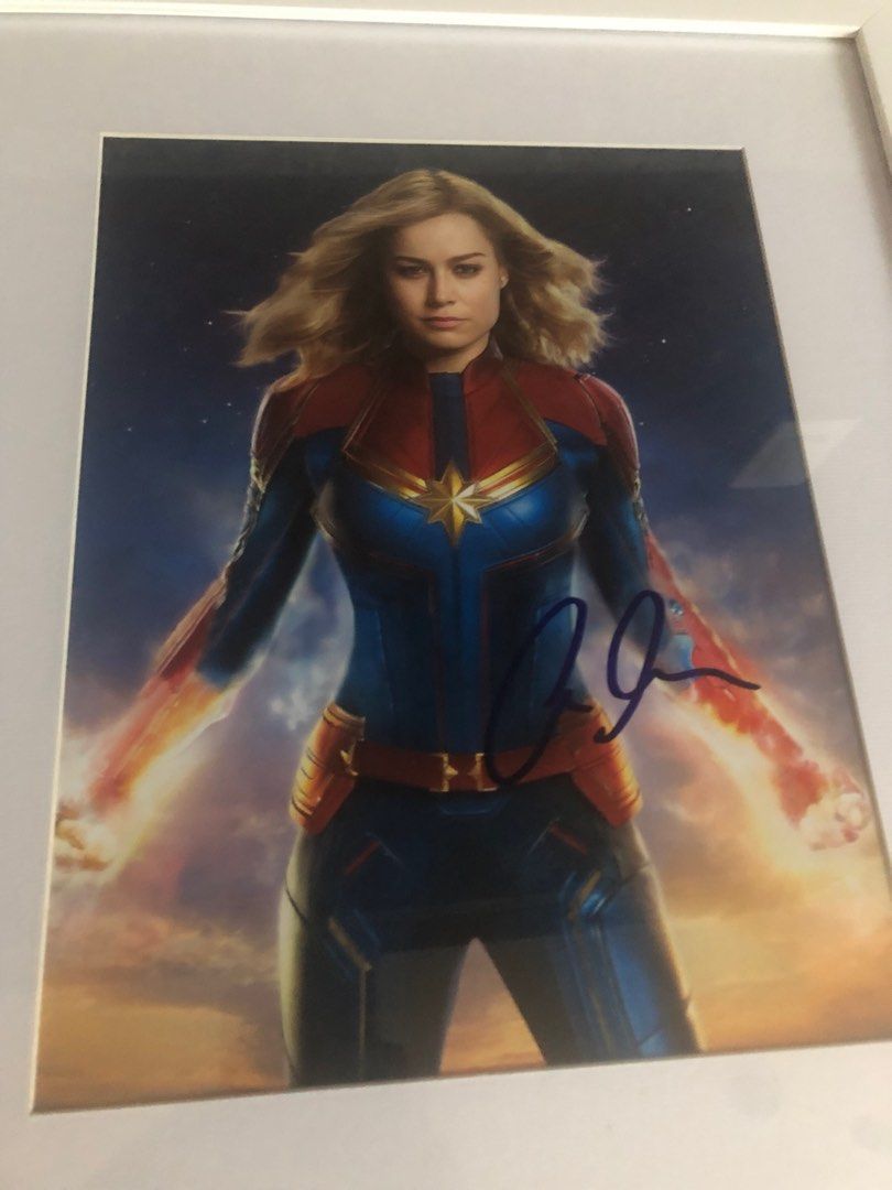 Captain marvel brie larson signed with coa not cgc (Category: Western Merchandise) located in Binan City. Submitted by tripwirecollectibles (Listing ID 1246016783, Image 2). Description: .